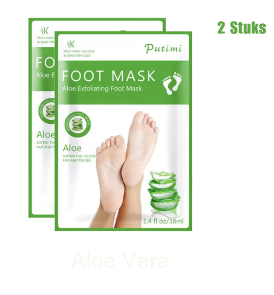 Verzachtende Voetenmaskers – Lavendel & Aloe Vera (2 stuks)
