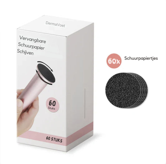 60Pak schuurpapier voor Eelt verwijderaar